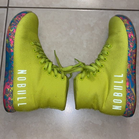 NOBULL High Top Neon Trainers - Picture 1 of 7